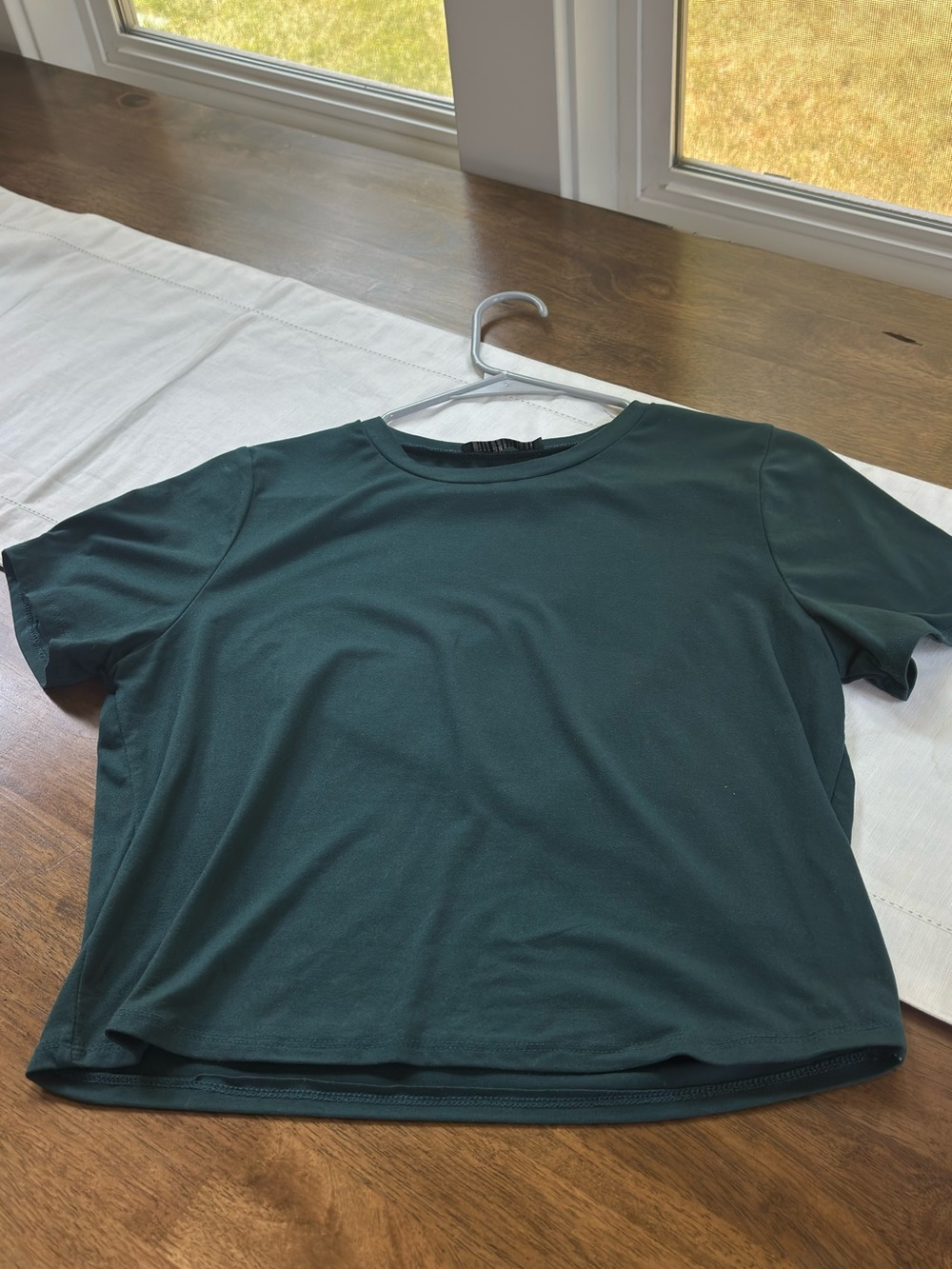 Classic Women's Short Sleeve Crewneck Tee in Deep Teal